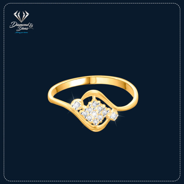 Diamond Ladies Finger Ring (DR001D)