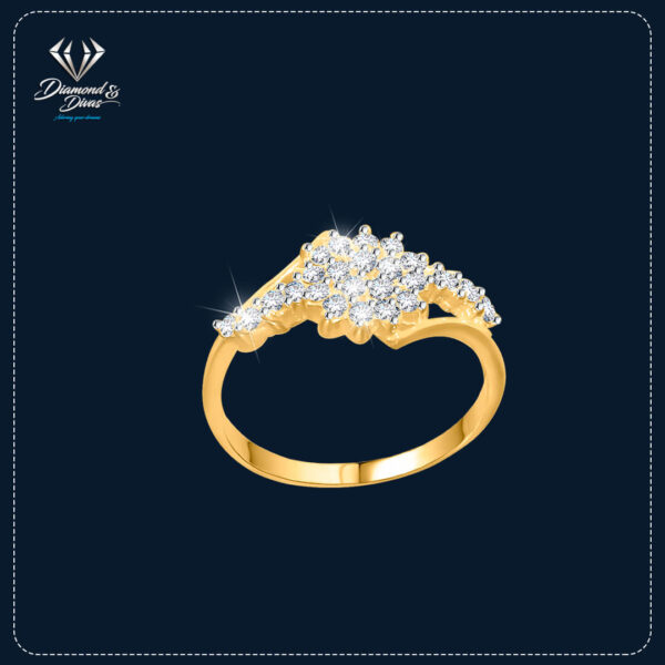 Diamond Ladies Finger Ring (DR004D)