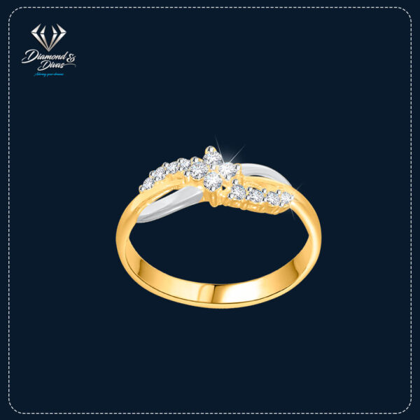 Diamond Ladies Finger Ring (DR006D)