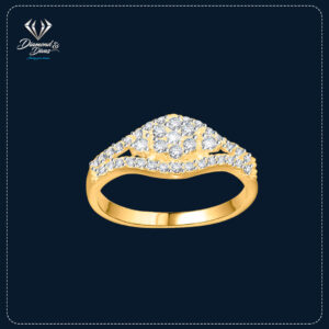 Diamond Ladies Finger Ring (DR008D)