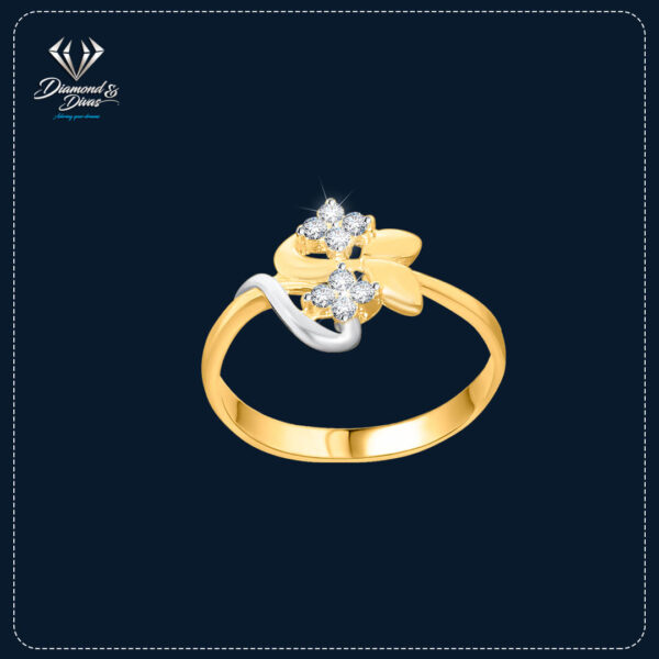 Diamond Ladies Finger Ring (DR009D)